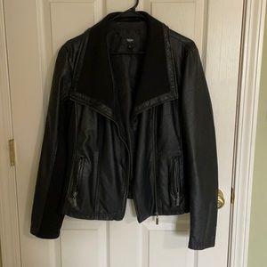 Faux leather jacket